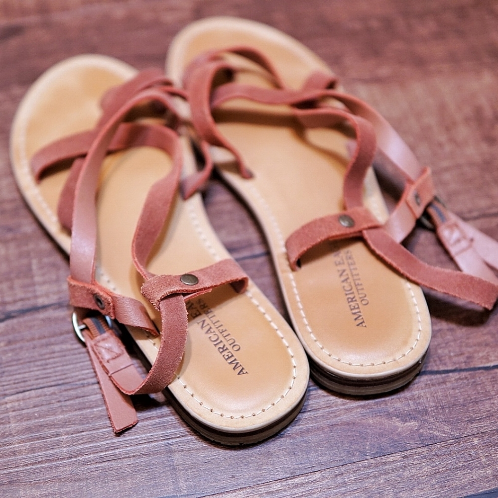 American Eagle Suede leather sandals